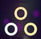 360 Degree Flexible Selfie Ring Light With Phone Holder For Live Streaming