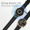 Smart Bluetooth Calling Watch With Nfc Function - Black Silicone