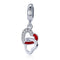 925 Sterling Silver Diy Heart Pendant With String