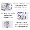 925 Sterling Silver Love Infinity Heart Zircon Bracelet