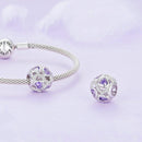 925 Sterling Silver Love Infinity Heart Zircon Bracelet