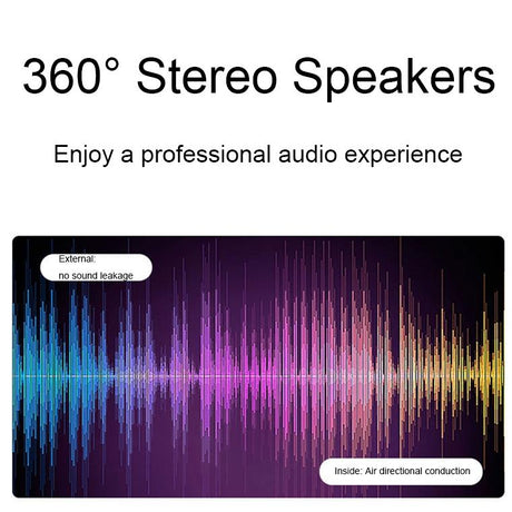 Wireless Bluetooth 5.2 Earphones with Noise Reduction Ear-mounted Design - Black Without Accessories