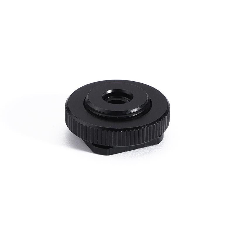 2-Pack Aluminum Hot Shoe Adapter 5 / 8 Male To 1 / 4 Female