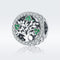 925 Sterling Silver Tree Of Life Diamond Pendant Bead Accessory Style - Bead