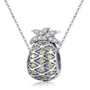 925 Sterling Silver Summer Pineapple Beads For Bracelet Or Necklace Diy Style - Bead