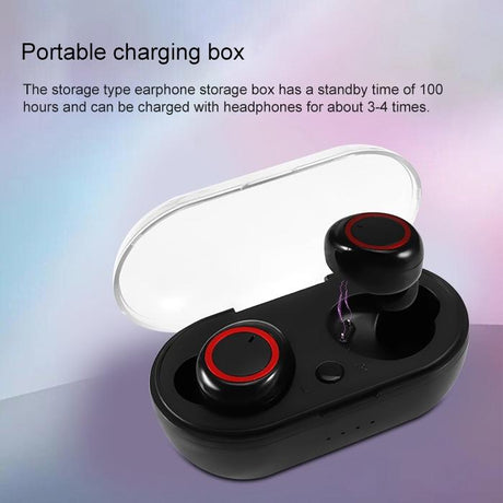 Wireless Stereo Bluetooth Headset with Charging Case - Bth-k08 Tws V5.0