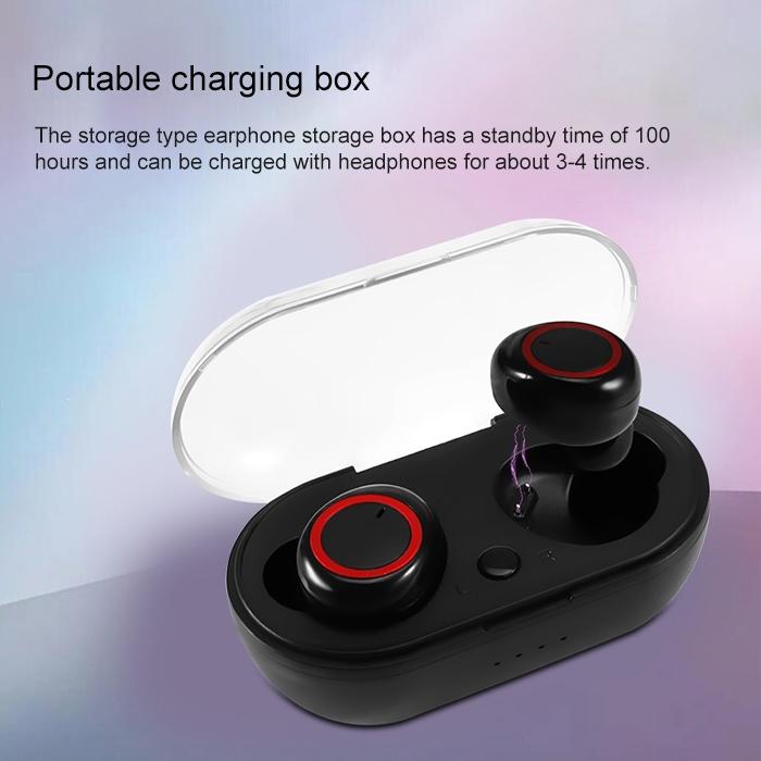 Wireless Stereo Bluetooth Headset with Charging Case - Bth-k08 Tws V5.0