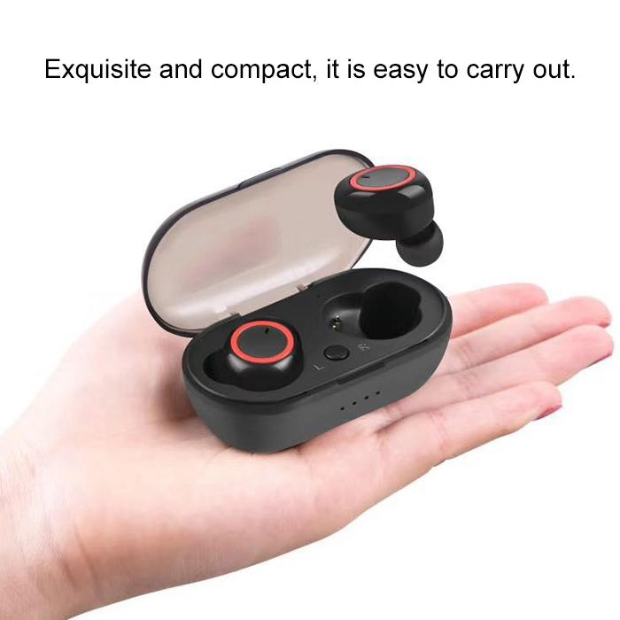 Wireless Stereo Bluetooth Headset with Charging Case - Bth-k08 Tws V5.0