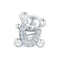 925 Sterling Silver Valentine'S Day Bear Beads