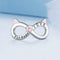 925 Sterling Silver Infinity Cat Bracelet Bsc748