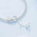 925 Sterling Silver Infinity Cat Bracelet Bsc748