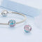925 Sterling Silver Platinum Plated Butterfly Bracelet In