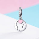 925 Sterling Silver Cat Pendant For Diy Bracelets And Necklaces Style - Pendent