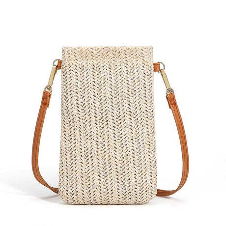 Beach Bag One Shoulder Straw Purse For Summer Fun
