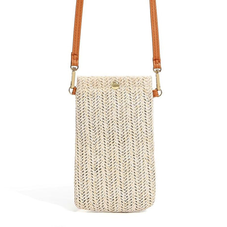 Beach Bag One Shoulder Straw Purse For Summer Fun