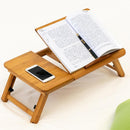 Adjustable Folding Laptop Desk For Dorm Or Study - Height And Space Saver