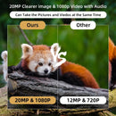 20Mp Hunting Trail Camera With Night Vision And Wildlife Scouting