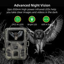20Mp Hunting Trail Camera With Night Vision And Wildlife Scouting