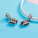 925 Sterling Silver Retro Camera Pendant For Diy Bracelets And Necklaces Style - Pendent