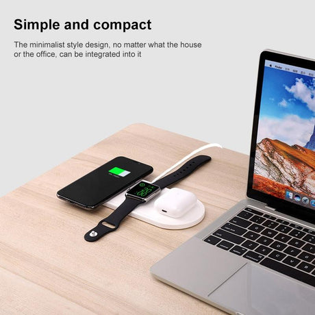 3 In 1 10W Wireless Charger For Iphones Iwatch Airpods