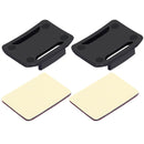 2 Curved Surface Mounts + Adhesive Stickers for Action Cameras - Jaws Flex Clamp Mount