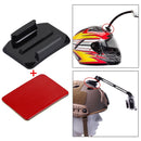 2 Curved Surface Mounts + Adhesive Stickers for Action Cameras - Jaws Flex Clamp Mount