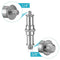 Aluminum Flash Light Bracket Adapter - 1 / 4 To 3 / 8 Screw Thread