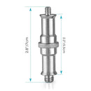 Aluminum Flash Light Bracket Adapter - 1 / 4 To 3 / 8 Screw Thread