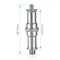 Aluminum Flash Light Bracket Adapter - 1 / 4 To 3 / 8 Screw Thread