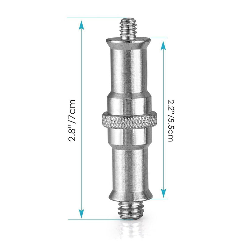 Aluminum Flash Light Bracket Adapter - 1 / 4 To 3 / 8 Screw Thread