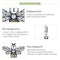 925 Sterling Silver Bee Charm For Diy Bracelets