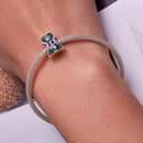 925 Sterling Silver Sun Moon Hourglass Beads Bracelet / Necklace Set