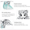 925 Sterling Silver Snowflake Elf Girl Beads For Diy Bracelets & Necklaces