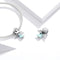 925 Sterling Silver Snowflake Elf Girl Beads For Diy Bracelets & Necklaces