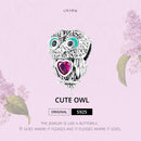 925 Sterling Silver Owl Beads For Diy Bracelets & Necklaces
