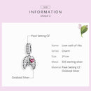 925 Sterling Silver Rib Pendant For Diy Bracelets