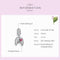 925 Sterling Silver Rib Pendant For Diy Bracelets