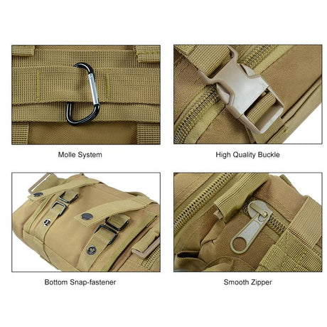 10L Outdoor Sports Waist Bag Multifunction Messenger Bag