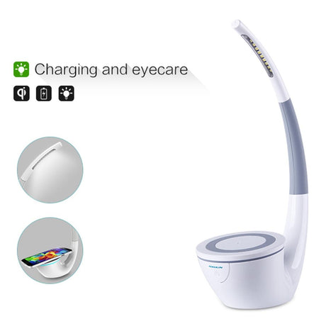2 In 1 Wireless Charger & Led Light With Usb Port