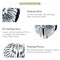 925 Sterling Silver Stunning Oxidized Oil Drop Beads For Diy Bracelets