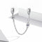925 Sterling Silver Flower Safety Chain For Diy Bracelets & Necklaces