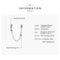 925 Sterling Silver Flower Safety Chain For Diy Bracelets & Necklaces