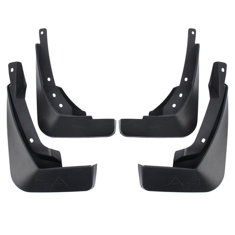 4 Pcs Car Auto Semi-Rigid Pvc Splash Flaps Fender Guard For Audi A4L 2016 Version