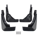 4 Pcs Car Auto Semi-Rigid Pvc Splash Flaps Fender Guard For Audi A4L 2016 Version