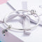 925 Sterling Silver Starry Sky Heart Pendant For Diy Bracelets