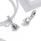 925 Sterling Silver Pirate Skull Pendant For Bracelet Or Necklace