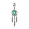 925 Sterling Silver Pearl Dream Catcher Bracelet Diy Accessory