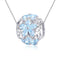 925 Sterling Silver Chic Snowflake Beads For Diy Bracelets & Necklaces