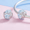 925 Sterling Silver Chic Snowflake Beads For Diy Bracelets & Necklaces