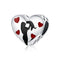 925 Sterling Silver Love Heart Pendant For Diy Bracelets